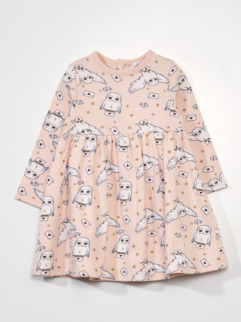 Vestido tipo sudadera evasé 'Harry Potter' ROSA - Kiabi