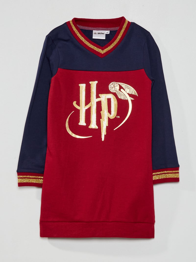 Vestido tipo sudadera 'Harry Potter' azul marino - Kiabi