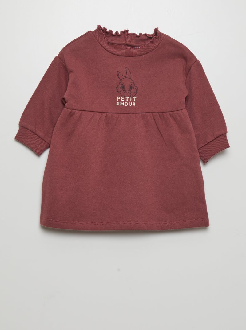 Vestido tipo sudadera 'Mickey' de 'Disney' PURPURA - Kiabi