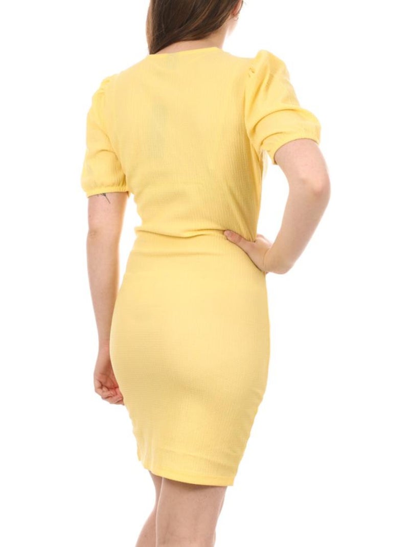 Vestido Tulipán Vero Moda para Mujer Amarillo - Kiabi