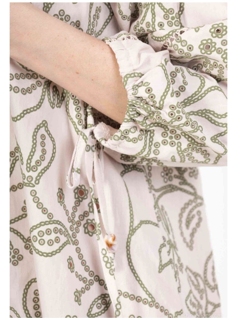 Vestido túnica Kebello Beige - Kiabi