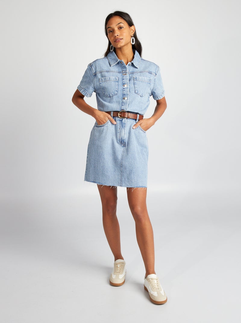 Vestido vaquero AZUL - Kiabi