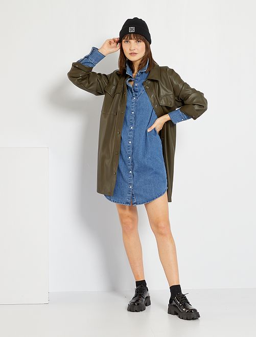 Vestido vaquero - AZUL - Kiabi - 25.00€