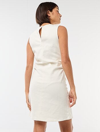 Vestido vaquero corto sin mangas