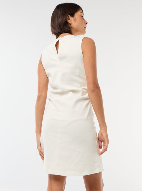 Vestido vaquero corto sin mangas - Kiabi