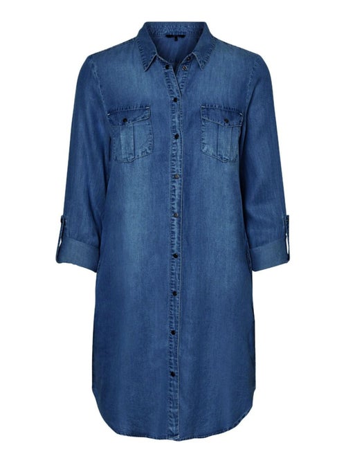 Vestido vaquero corto Vero Moda - Kiabi Vestido vaquero corto Vero Moda - Kiabi