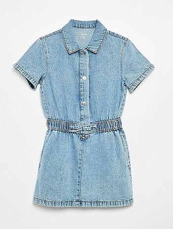 Vestido vaquero de corte camisero