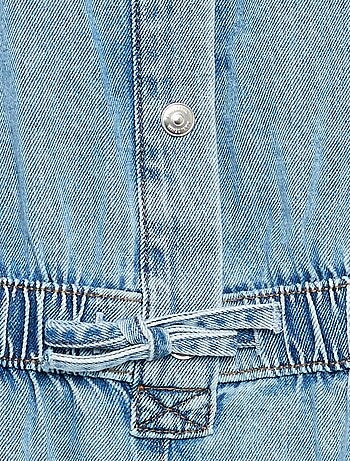 Vestido vaquero de corte camisero
