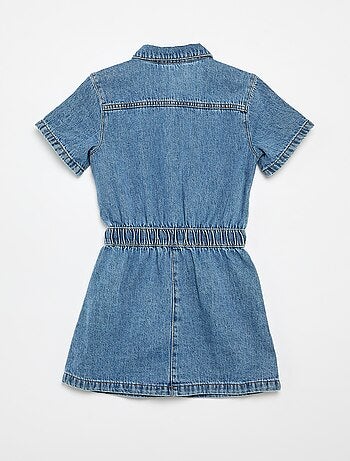 Vestido vaquero de corte camisero