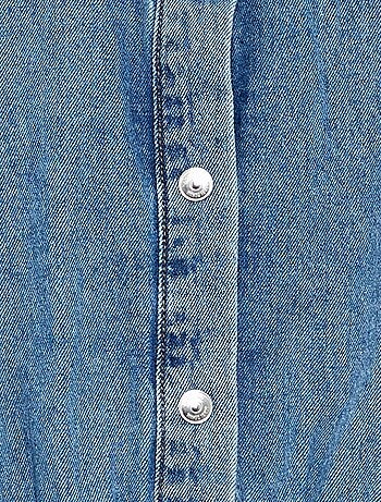 Vestido vaquero de corte camisero