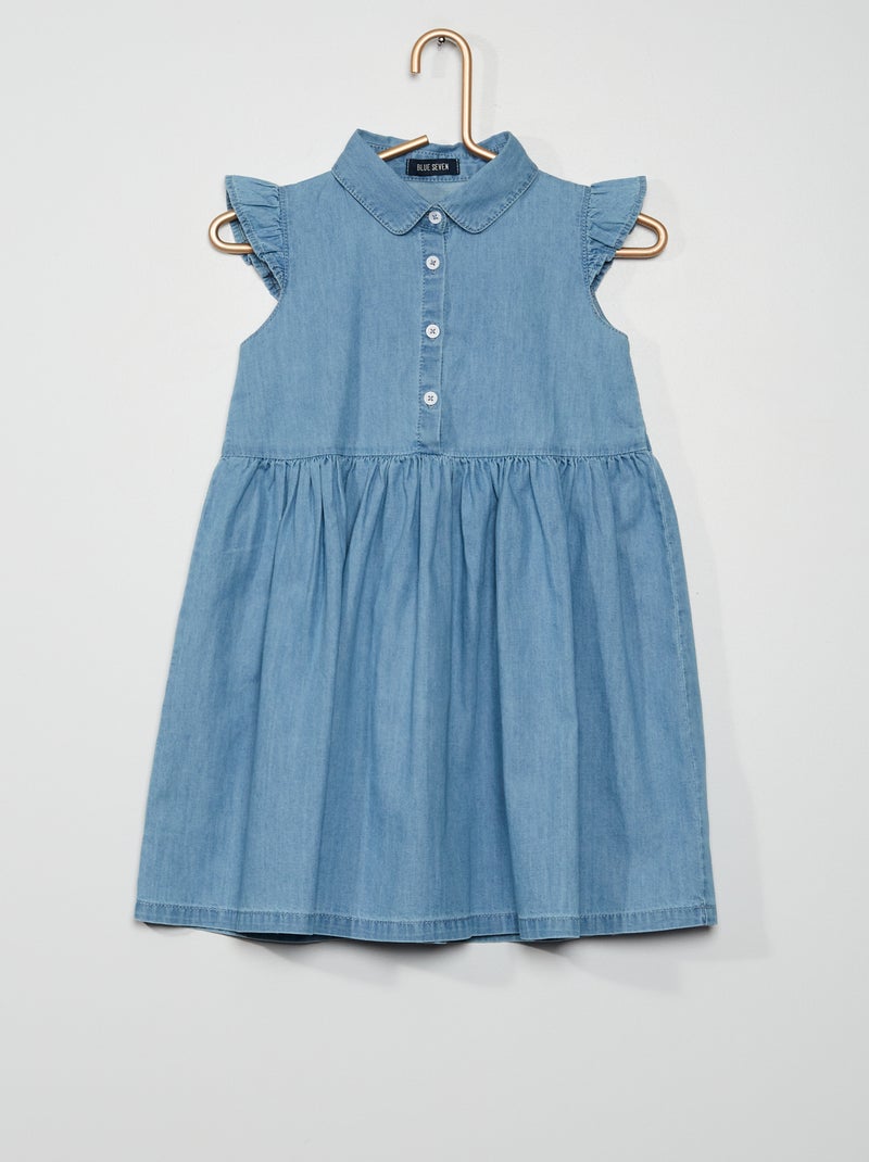 Vestido vaquero evasé denim - Kiabi