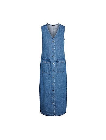 Vestido Vaquero Largo Vero Moda para Mujer