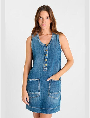 Vestido vaquero recto MARIBOU