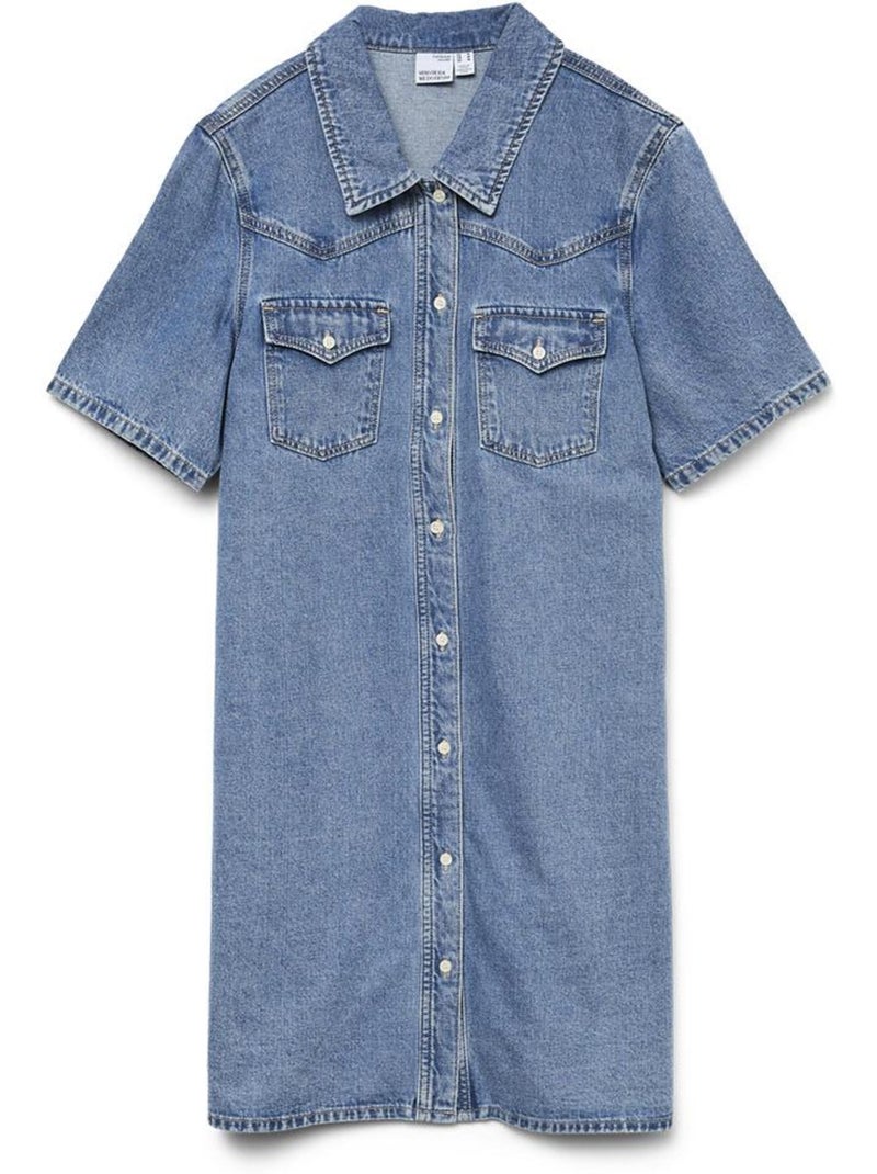Vestido vaquero vero moda para mujer Azul - Kiabi