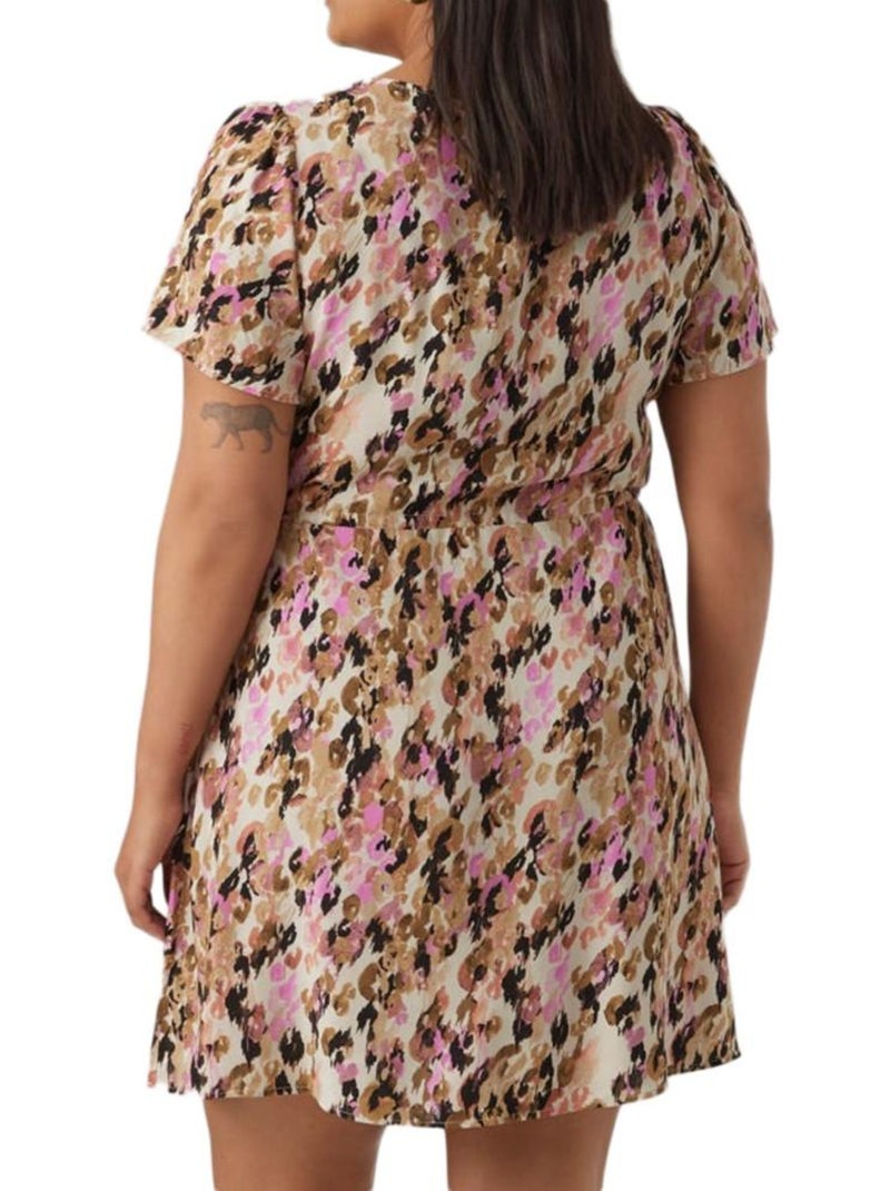 Vestido Vero Moda con Estampado para Mujer Beige - Kiabi