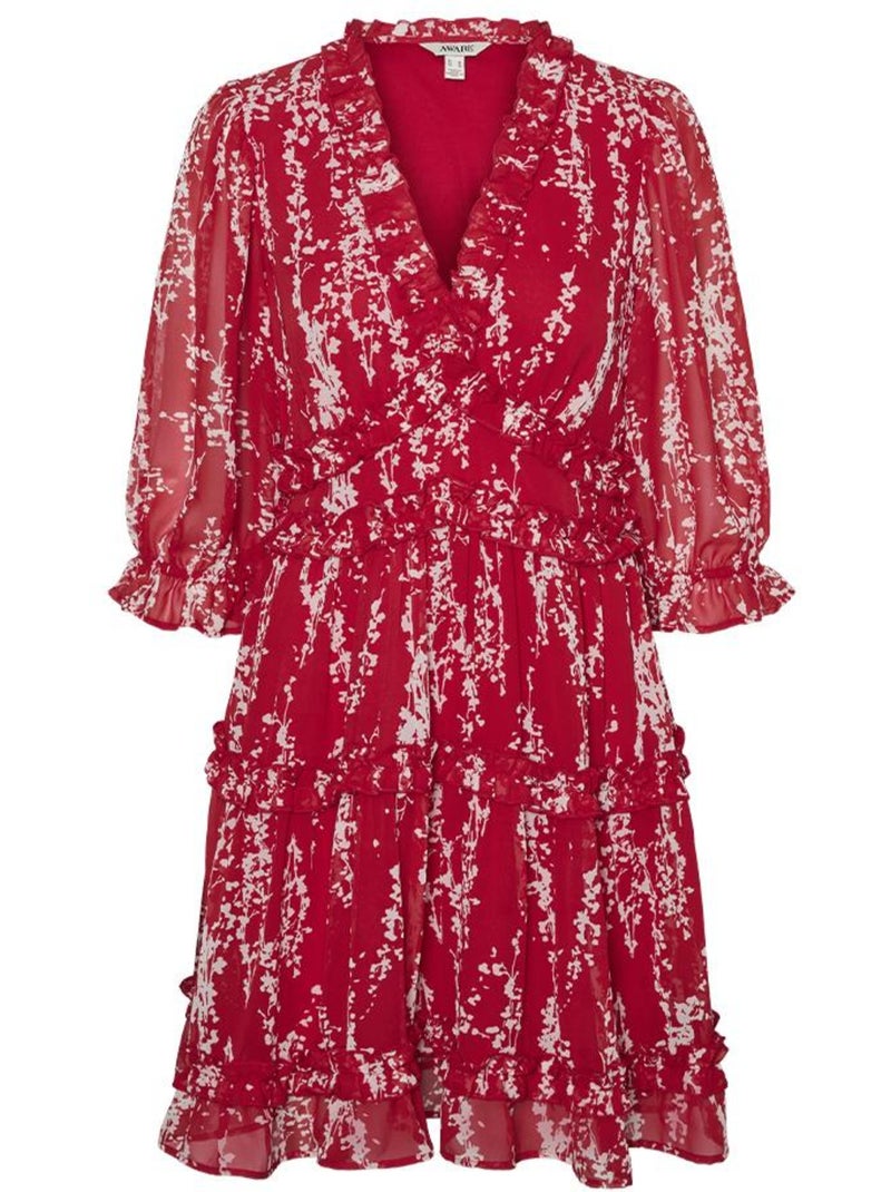 Vestido Vero Moda para Mujer Rojo - Kiabi