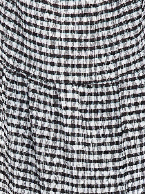 Vestido vichy evasé - Kiabi