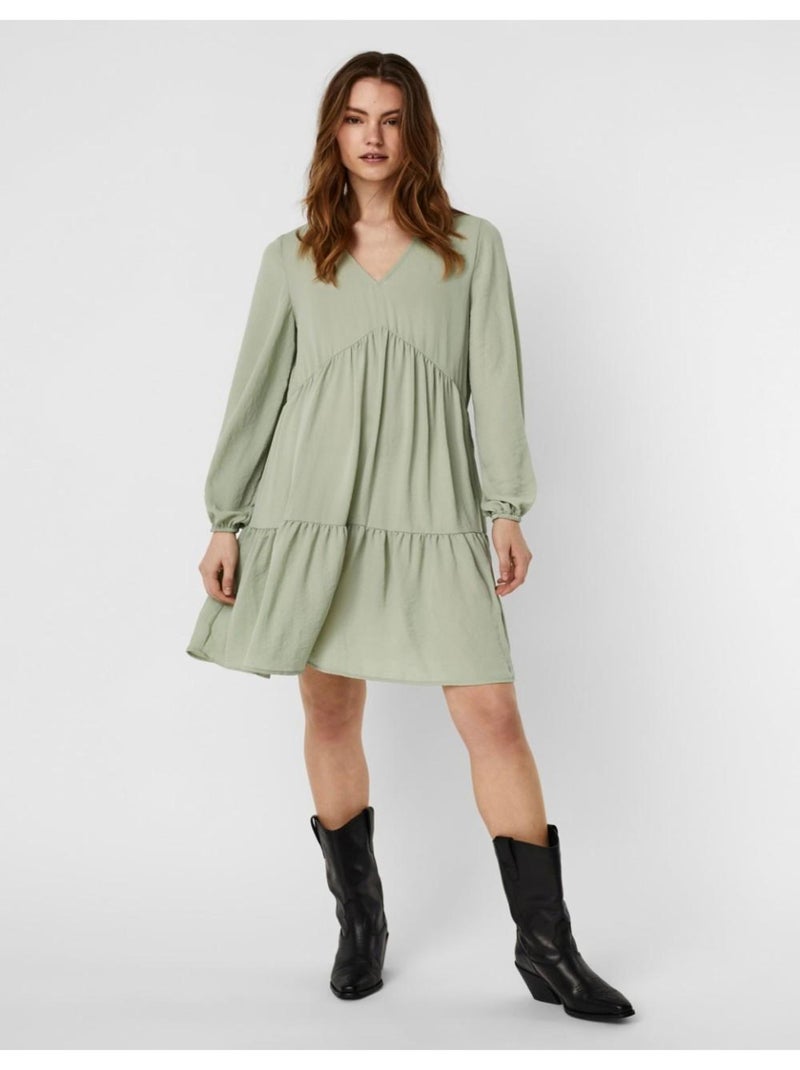 Vestidos cortos Vero Moda Verde - Kiabi