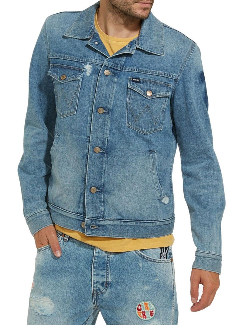 Vetse en vaqueros Wrangler Azul - Kiabi