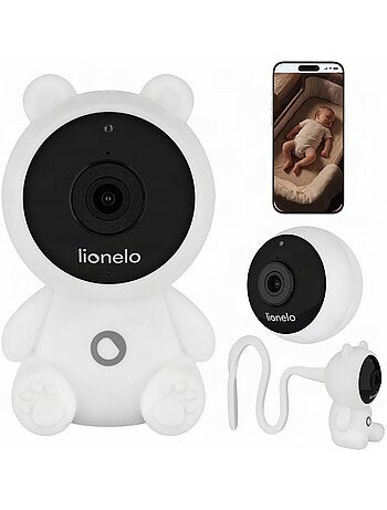 Vigilabebés con vídeo lionelo babyline 2.0 - wifi - audio bidireccional - visión nocturna