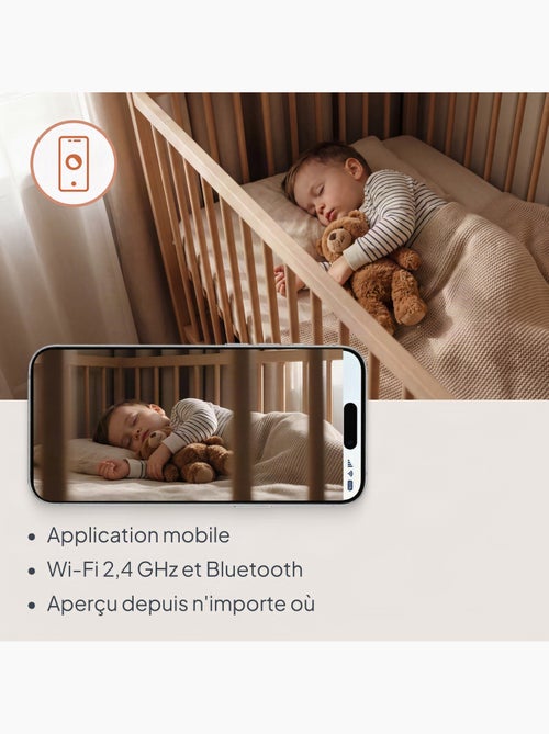 Vigilabebés con vídeo lionelo babyline 2.0 - wifi - audio bidireccional - visión nocturna - Kiabi Vigilabebés con vídeo lionelo babyline 2.0 - wifi - audio bidireccional - visión nocturna - Kiabi