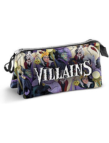 Villanas Disney Evil Estuche Portatodo Triple, Multicolor