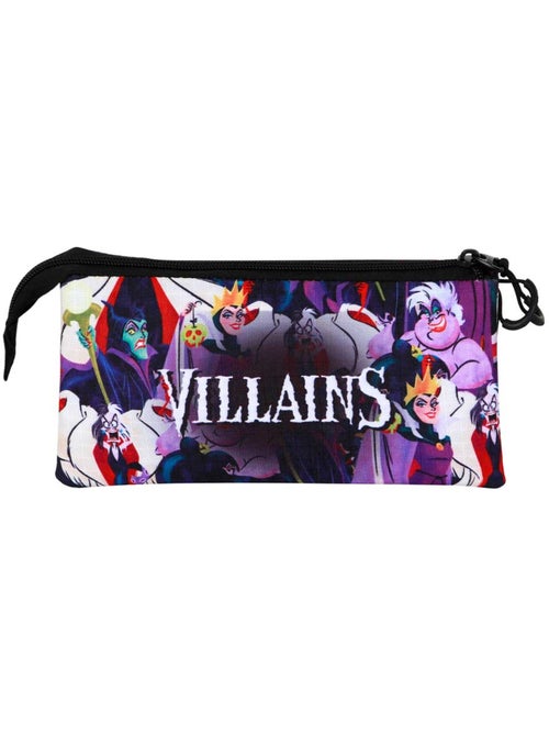 Villanas Disney Evil Estuche Portatodo Triple, Multicolor - Kiabi Villanas Disney Evil Estuche Portatodo Triple, Multicolor - Kiabi