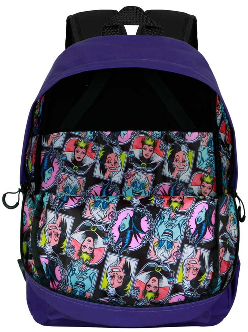 Villanas disney vil mochila block, morado Violeta - Kiabi