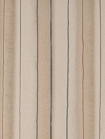 Visillo a rayas finas negras