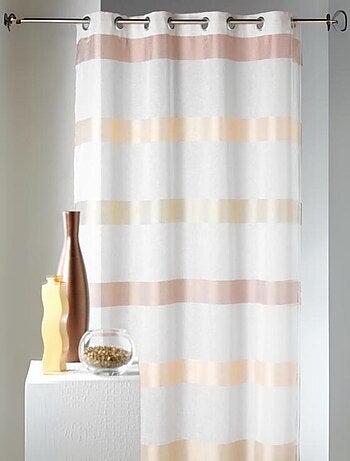 Visillo a rayas horizontales diseño