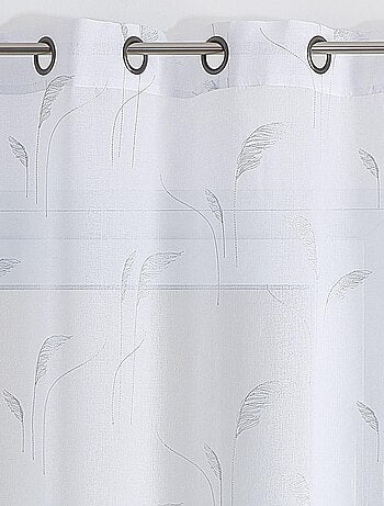 Visillo bordado de pampas