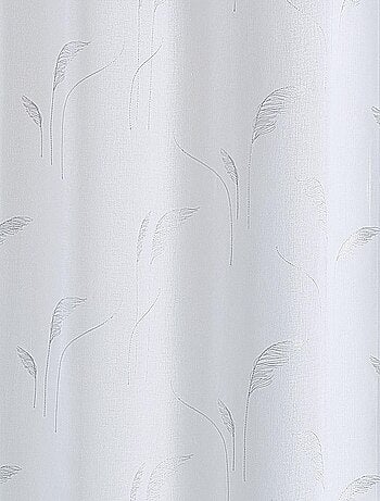 Visillo bordado de pampas