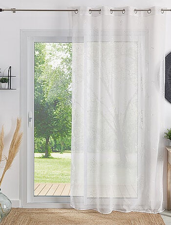 Visillo bordado "Mimosa