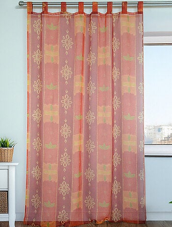 Visillo con colores estivales