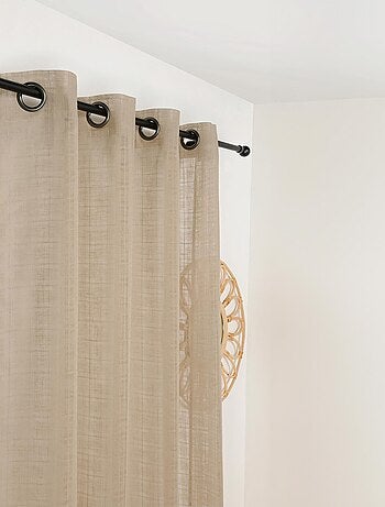 Visillo con Ojales Motivos de Cuadros Alsacianos