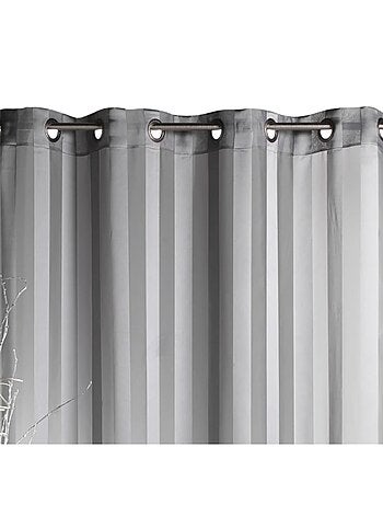 Visillo confeccionado a rayas