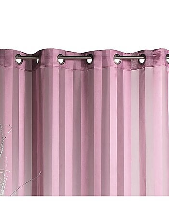 Visillo confeccionado a rayas