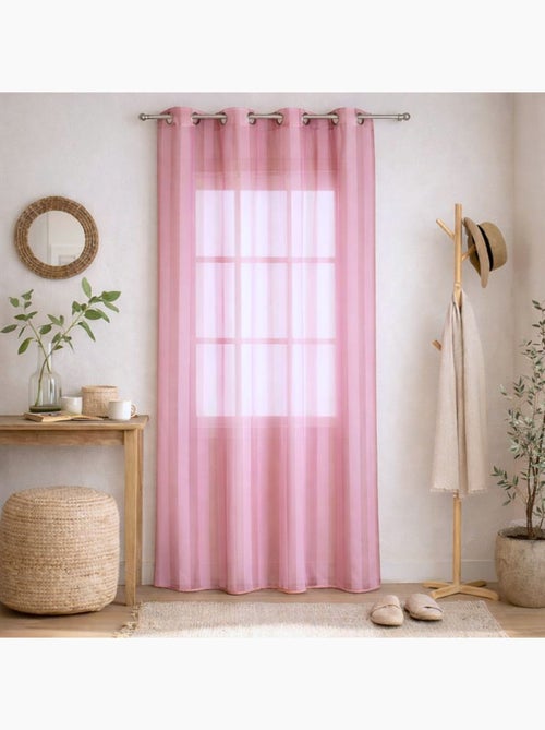 Visillo confeccionado a rayas - Kiabi Visillo confeccionado a rayas - Kiabi