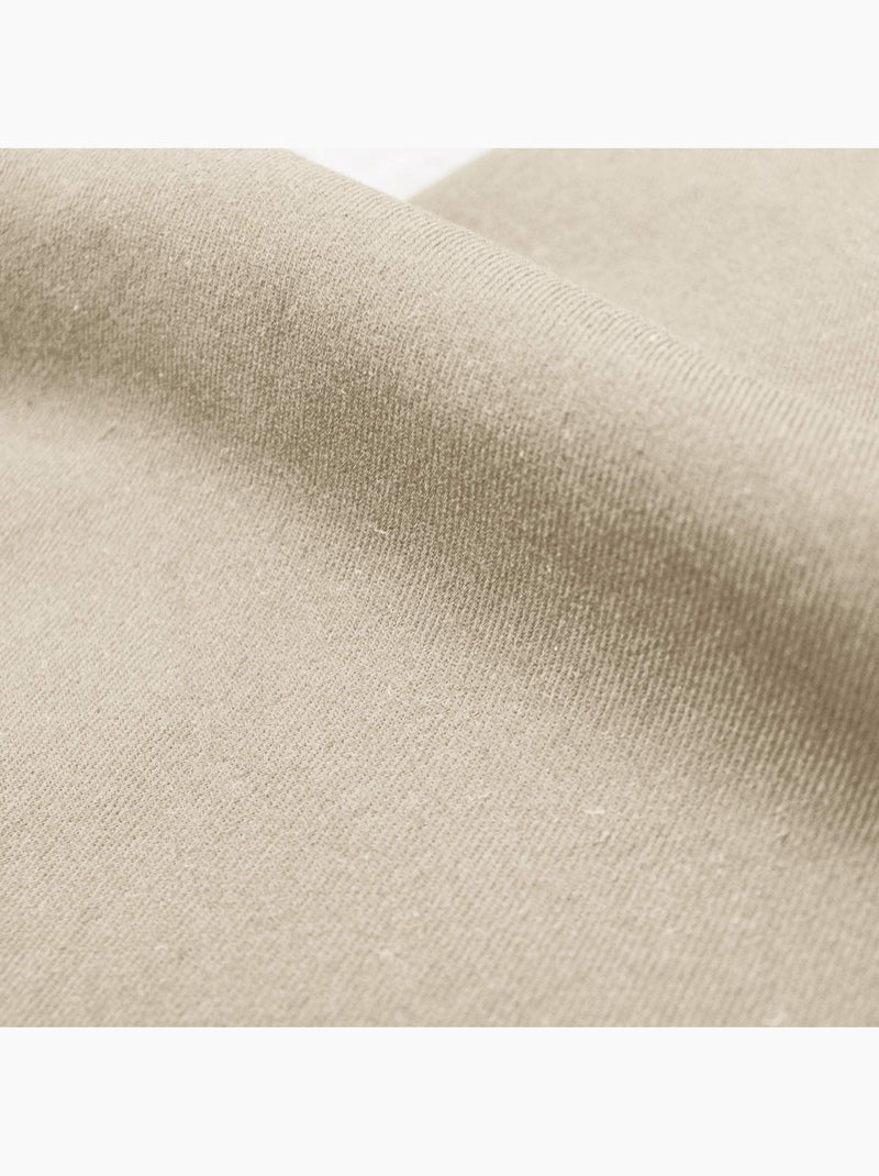 Visillo de decoración de poliéster/algodón reciclado Beige claro - Kiabi