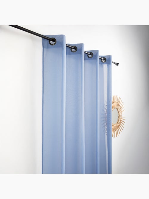 Visillo de efecto natural con hilos en relieve - Kiabi