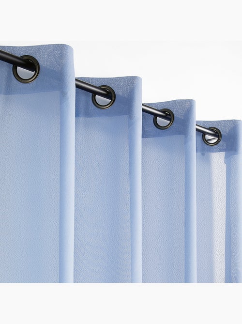 Visillo de efecto natural con hilos en relieve - Kiabi