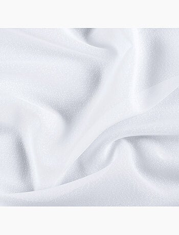 Visillo de efecto natural con hilos en relieve
