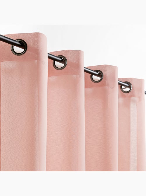 Visillo de efecto natural con hilos en relieve - Kiabi
