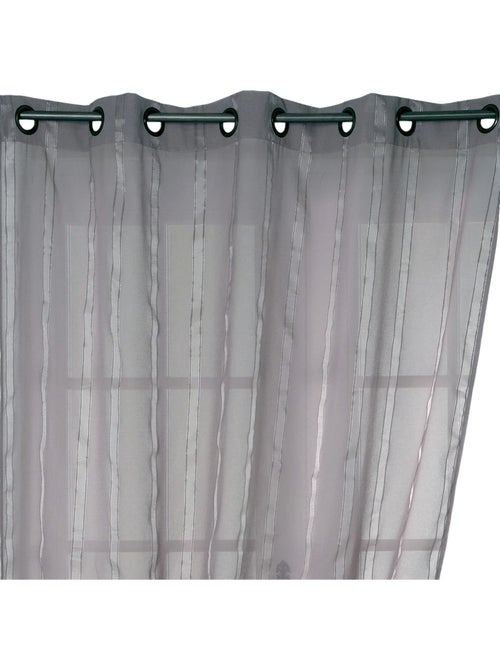 Visillo de etamina y rinas rayas brillantes - Kiabi Visillo de etamina y rinas rayas brillantes - Kiabi