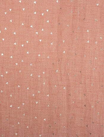 Visillo de gasa de algodón con motivos