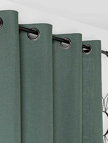 Visillo de hilos flameados