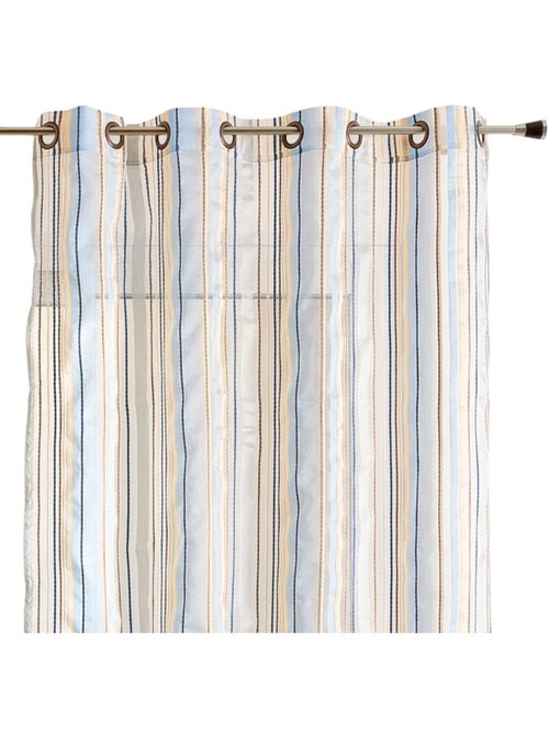 Visillo de organza a rayas - Kiabi