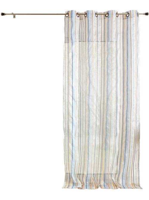 Visillo de organza a rayas - Kiabi