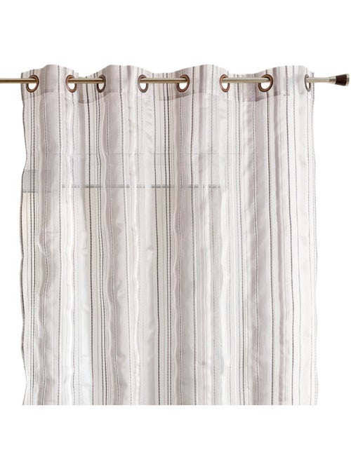 Visillo de organza a rayas - Kiabi