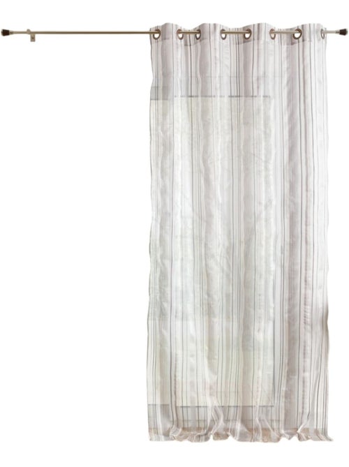 Visillo de organza a rayas - Kiabi